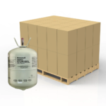 Refrigerant cylinders on a pallet