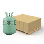 Refrigerant cylinders on a pallet