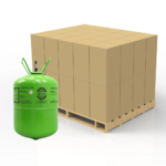 Refrigerant cylinders on a pallet