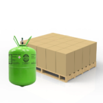 Refrigerant cylinders on a pallet