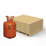 Refrigerant cylinders on a pallet