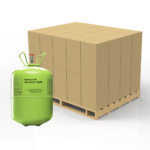 Refrigerant cylinders on a pallet